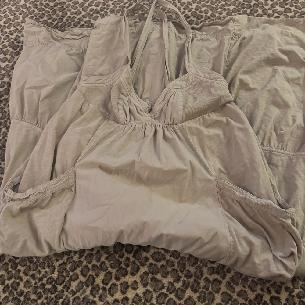 Chic Gray Maxi Dress